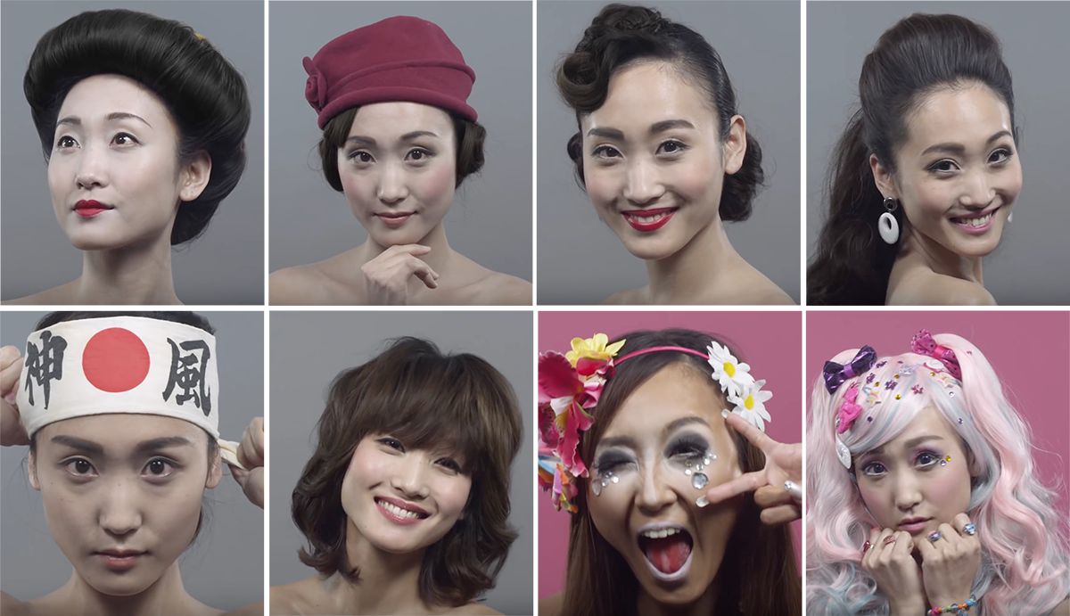 これは面白い 明治以降の日本で流行したヘアメイクの100年をまとめた 100 Years Of Beauty 16年1月15日 エキサイトニュース