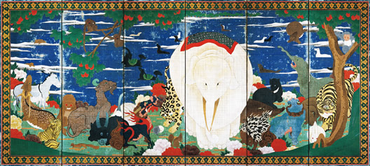 大人でも楽しめる！伊藤若冲の超大作「鳥獣花木図屏風」がぬり絵になり