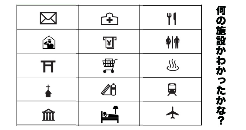 どれが何の施設かわかる 国土地理院が 決定した 外国人向け地図記号 を発表しました 16年3月31日 エキサイトニュース