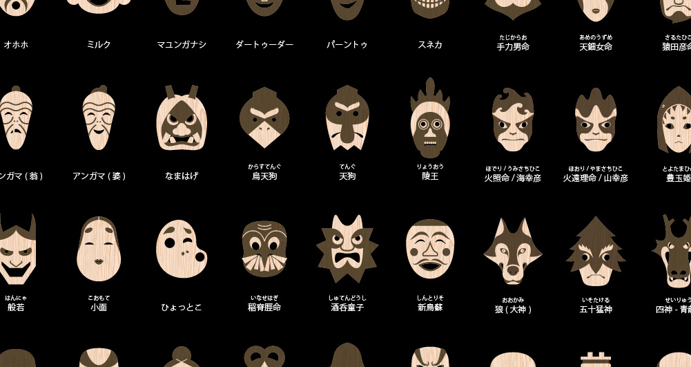 まさに八百万神！75種類もの神々がとっても可愛い木製ピンバッジに