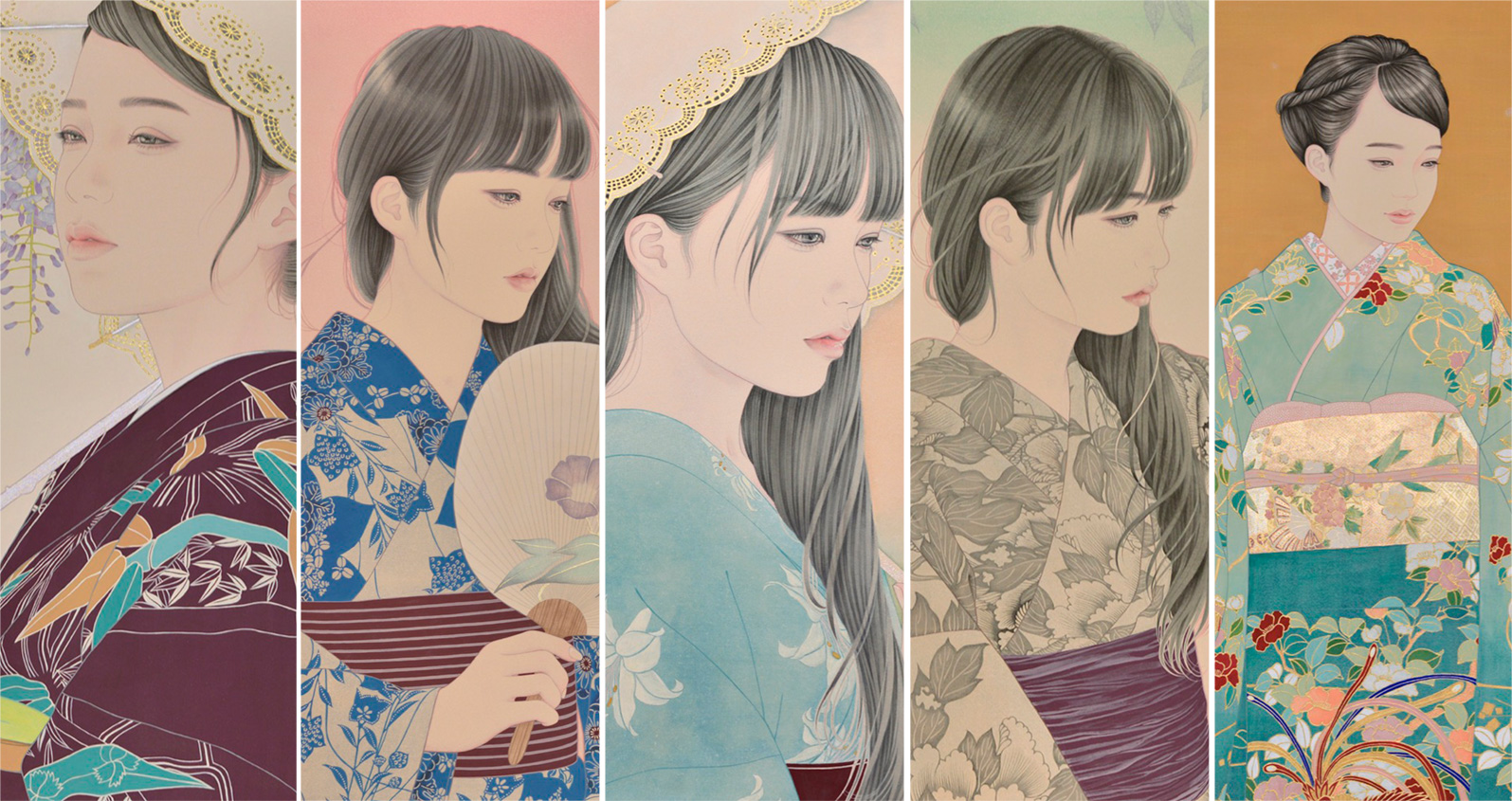 深く心に刻まれる程に美しい美人画の数々、宮﨑優さんの作品がステキ