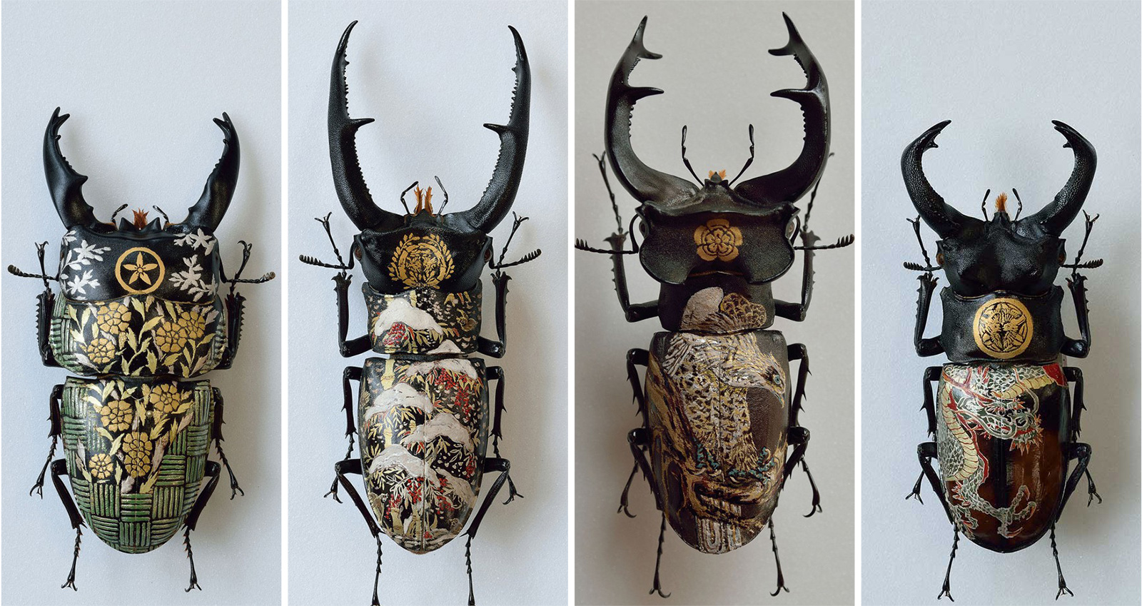 まるで漆工芸のように昆虫標本を装飾する樋口明宏さんのアート作品に心惹かれる 18年9月25日 エキサイトニュース