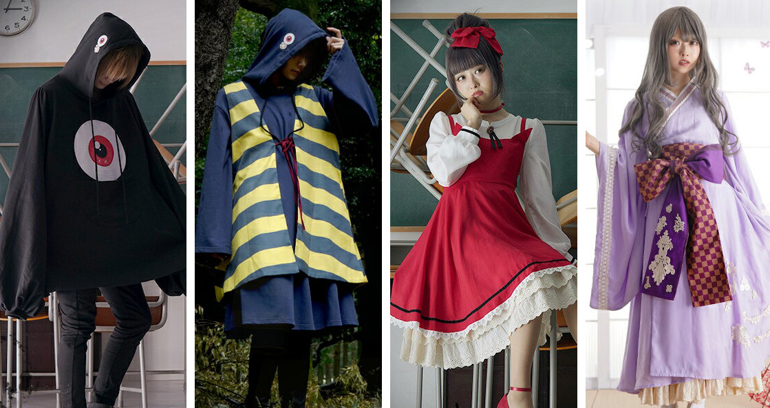 通販 鬼太郎コスプレ ゲゲゲの鬼太郎 猫娘 ねこ娘 コスプレ 衣装