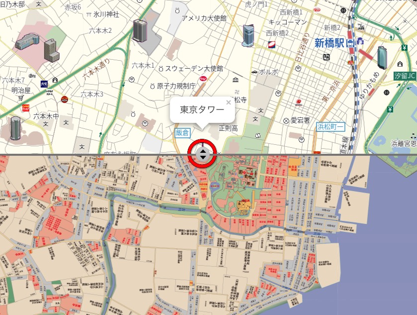 ひとりブラタモリ状態 現在と昭和 江戸時代の古地図を同時表示できる 古地図 With Mapfan 面白すぎ 18年11月9日 エキサイトニュース