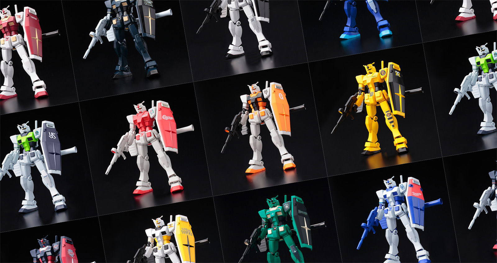 プロ野球12球団とガンダムがコラボ！各球団カラーのガンプラが発売へ