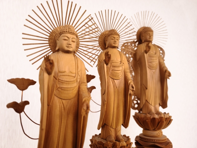 仏教美術‥仏像の後背‥古美術 天使のリングと仏像の”後光”はもともと同じものだった！？仏教芸術と
