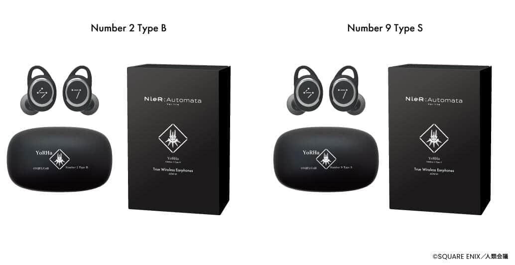 ニーアオートマタ ワイヤレスイヤホン ANIMA AOW01 Type Bモデル NieR:Automata Ver1.1a」コラボモデル オンキヨーから完全ワイヤレス
