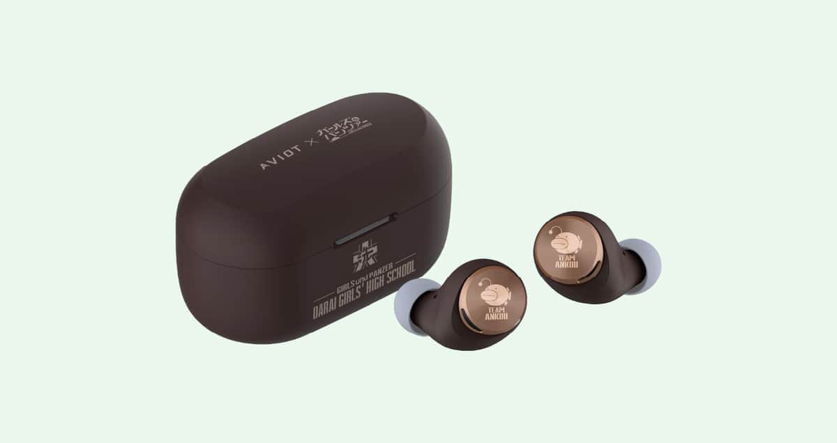 ガールズ＆パンツァー」×「AVIOT」 完全ワイヤレスイヤホン3モデル