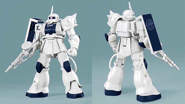 ※お値下げ※非売品希少 西武ライオンズコラボ ガンプラ ザグ　ハロプラ　3セット 埼玉西武ライオンズカラー「専用ザク」 ガンプラ付きチケット (2019年3
