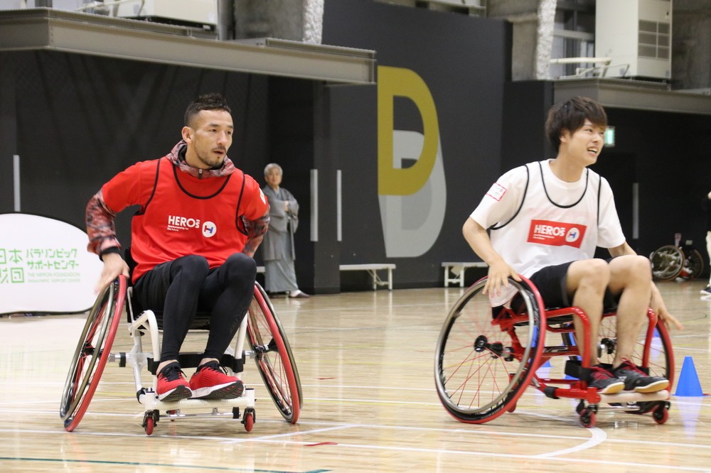 中田英寿さん 車イスリレー で激走 五輪経験者 パラスポーツ に汗流す 19年7月9日 エキサイトニュース