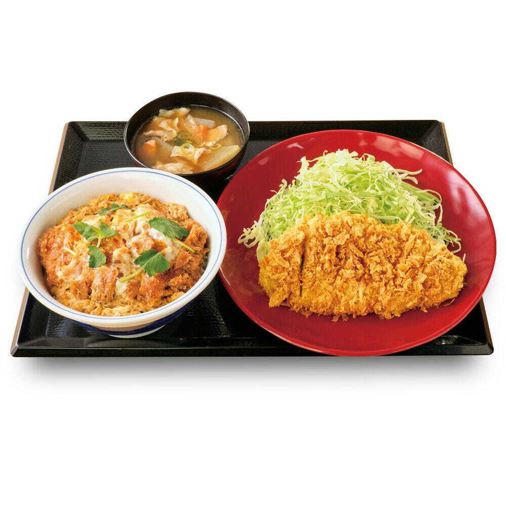 とんかつ カツ丼の豪快定食 フライドポテト自作 夏に向けてカロリー満タン 21年5月15日 エキサイトニュース