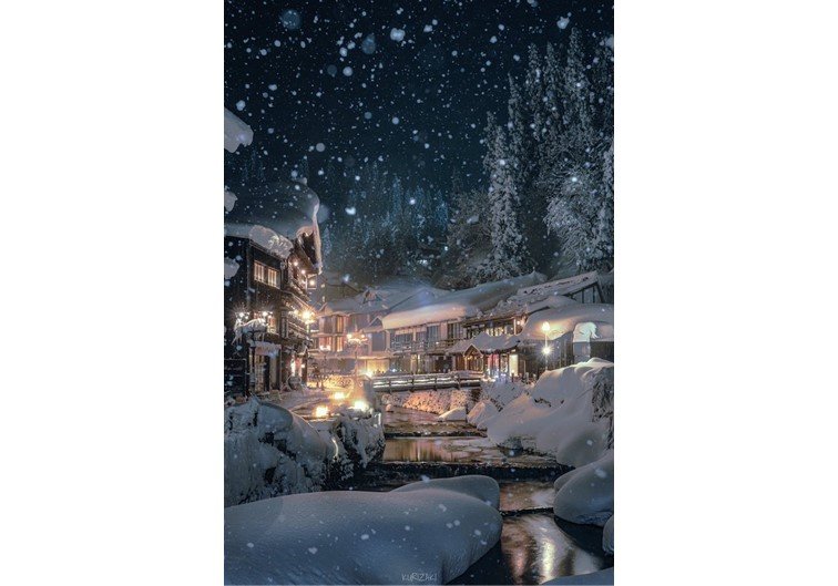 まるで絵画みたい 雪の銀山温泉を映した写真が美しすぎると話題に 年12月25日 エキサイトニュース まるで絵画みたい 雪の銀山温泉を映した写真が美しすぎると話題に 年12月25日 エキサイトニュース