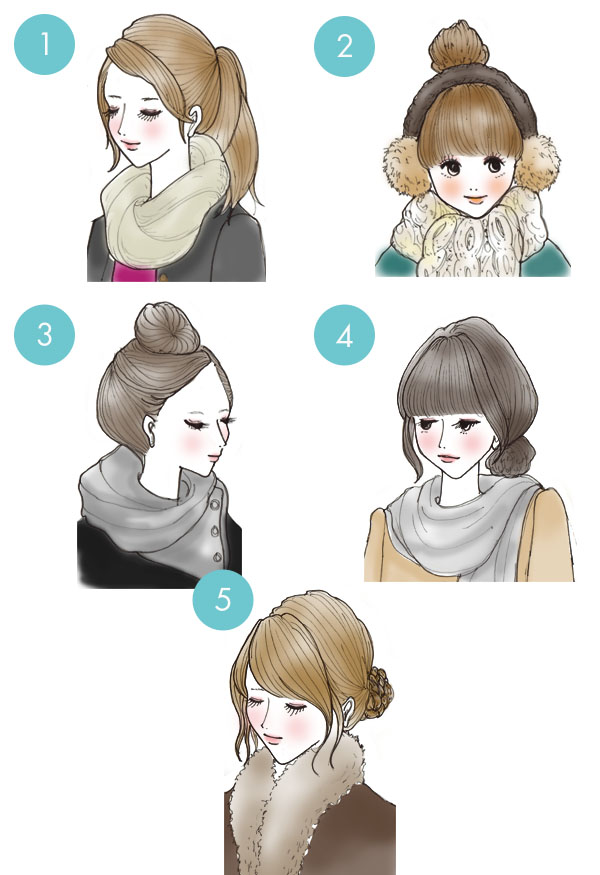 ヘアスタイルのイラストのイラスト素材 42767548 Pixta