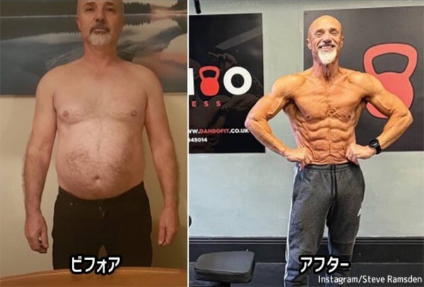 60歳の肉体改造。1年間でブヨからマッチョに変身したおじいさん 2022年10月19日 エキサイトニュース