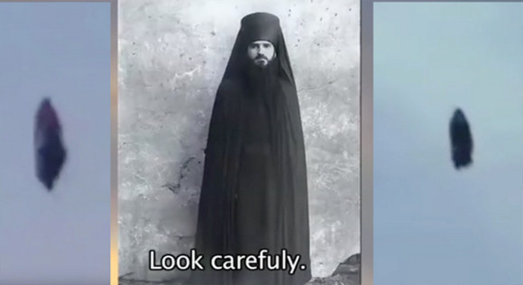 空飛ぶ修道僧 ロシアの上空に現れた黒い衣服をまとった謎の物体 16年11月25日 エキサイトニュース