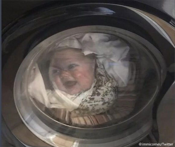 赤ちゃんが洗濯機の中で回ってる ネットで話題となった一枚の写真 その真相は 19年12月日 エキサイトニュース