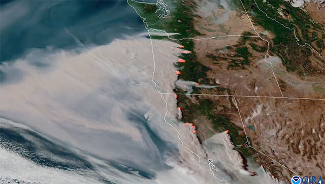 アメリカ西部で相次ぐ森林火災 新たに公開された人工衛星映像でその恐ろしさが明らかに 年9月15日 エキサイトニュース