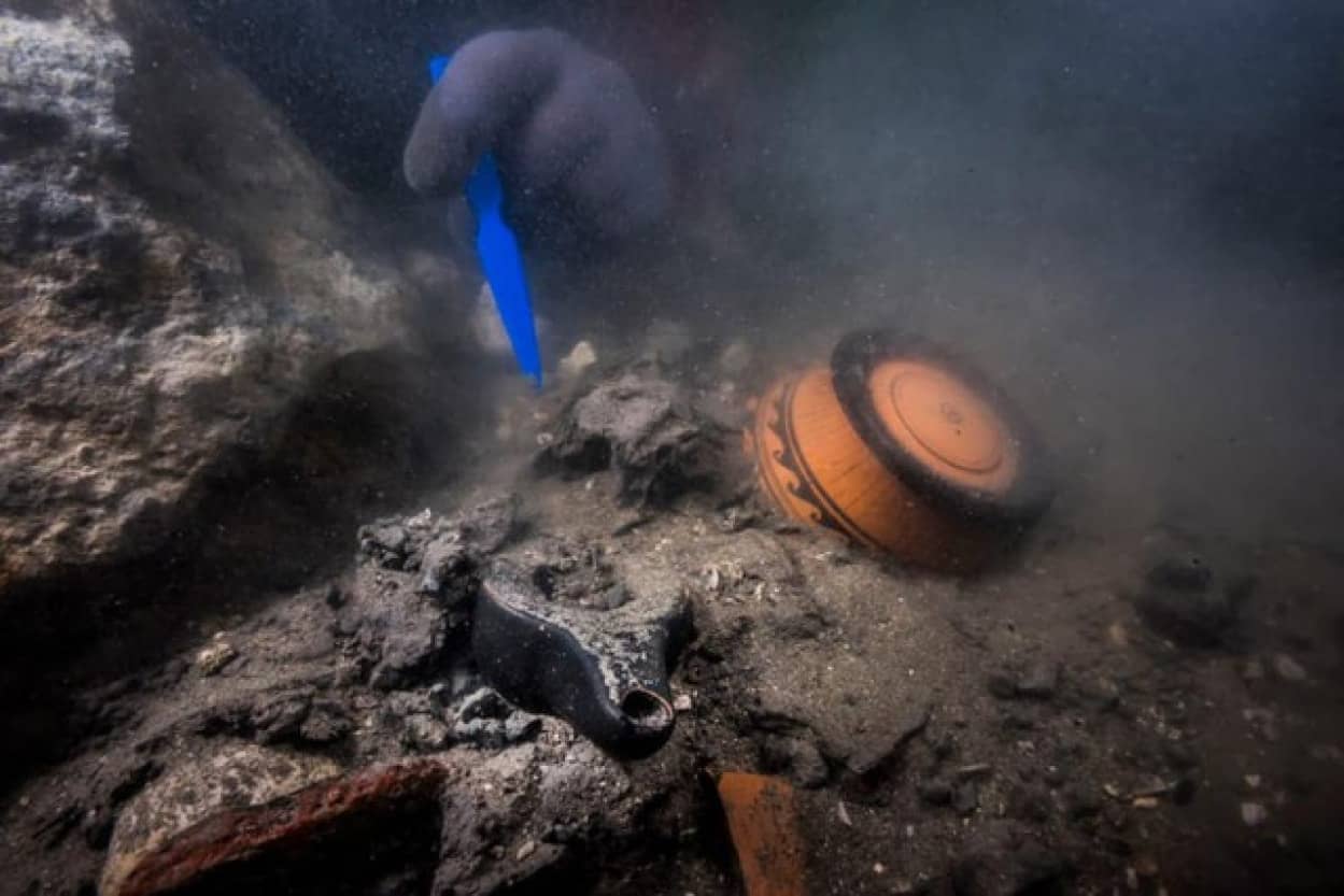水没した古代都市「ヘラクレオン」で古代エジプトの軍用船とギリシャの