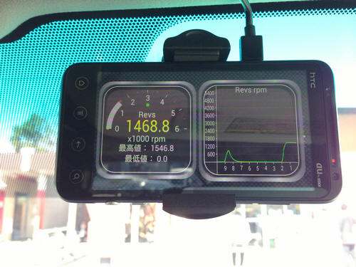 カッコ良すぎるよ たった00円程でスマートフォンが車の計器になるアダプターを試してみました 13年2月22日 エキサイトニュース