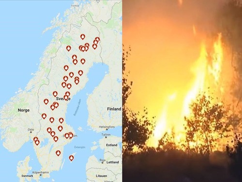 スウェーデン全土が燃える史上最悪の山火事 ポーランドの対応が称賛を浴びる 18年7月25日 エキサイトニュース