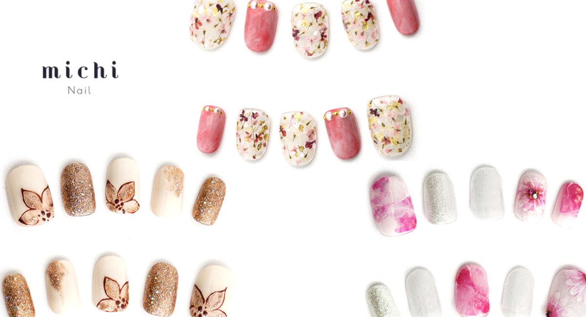 フラワーモチーフの新作ネイルが登場 ミチネイル 年4月6日 エキサイトニュース
