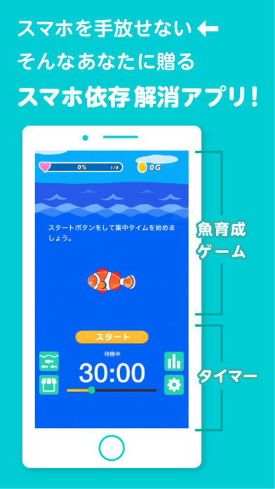 スマホ依存の人に贈るアプリ スマホをやめれば魚が育つ 17年4月17日 エキサイトニュース