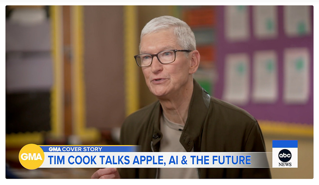 Good Morning America：Tim Cook CEO、Apple創立50周年 回顧と未来への展望を語る - エキサイトニュース