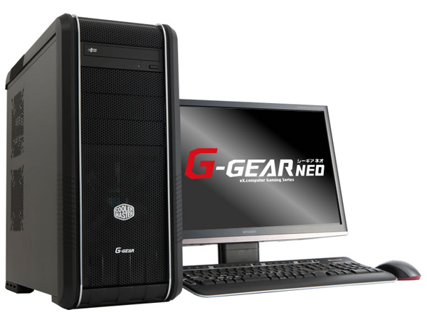 TSUKUMO、Cooler Master製ケースを採用したゲーミングPC「G-GEAR neo