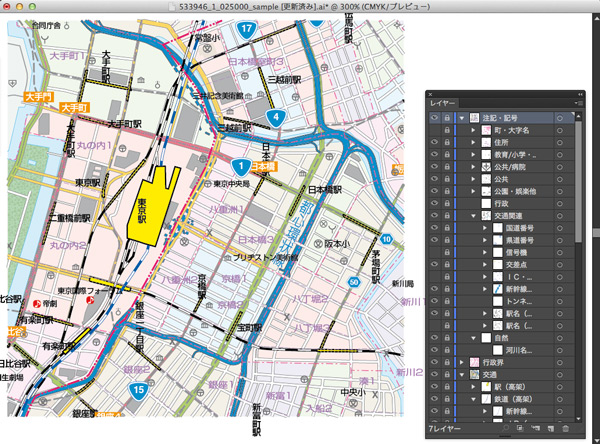 北海道地図 全国各地の地図をillustrator Csシリーズで自由に加工