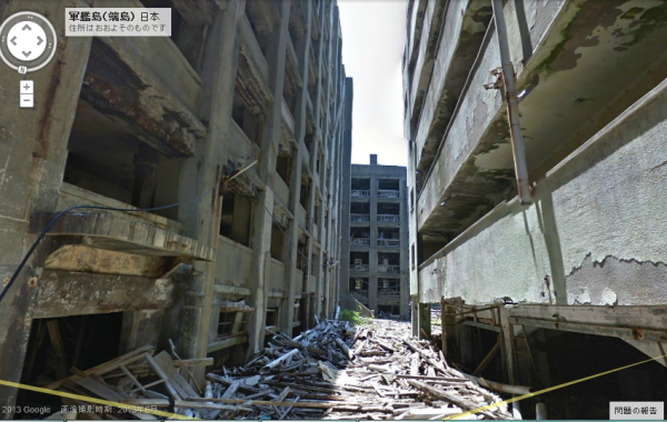 廃墟マニアの聖地 軍艦島 の隅々までgoogleストリートビューで見られるように 13年6月28日 エキサイトニュース