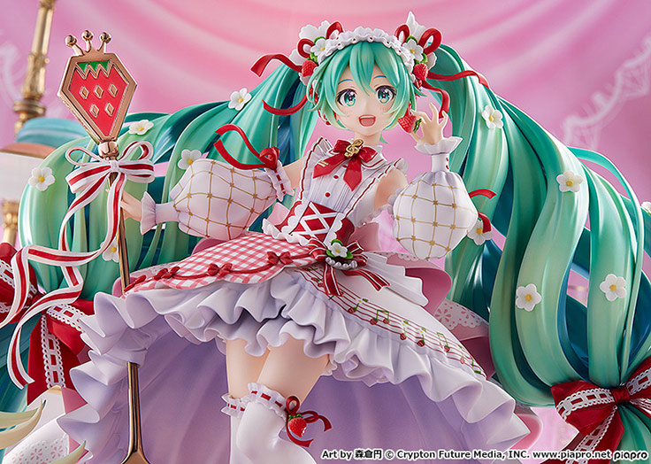 グッドスマイルカンパニー、「初音ミク」の15周年記念で苺をモチーフにしたフィギュアを発売 (2022年9月1日) - エキサイトニュース