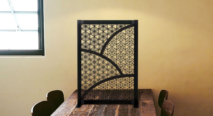 組子 組子細工 パーテーション 伝統工芸品 信州組子 (@shinshu_kumiko