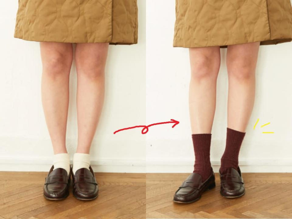 足元コーデのお悩み解決 ひざ上スカートがバランス良く見える足元って