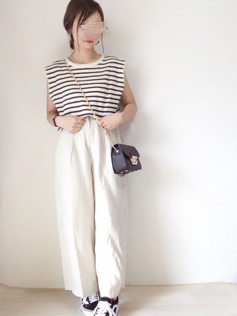 見つけたらラッキー Guリネンワイドパンツが売り切れ間近 旬コーデ4style ローリエプレス