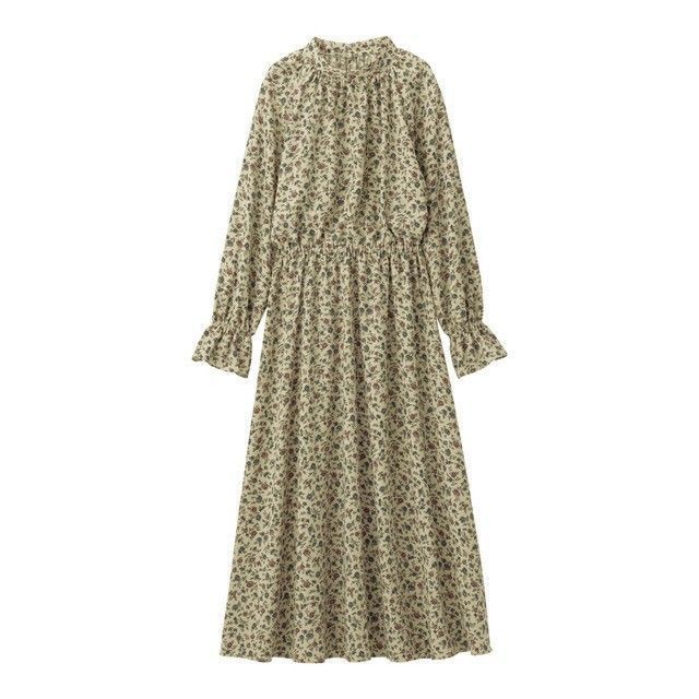 Gu新作ワンピースは1枚着るだけで華やか すぐコーデが決まるから時短で即おしゃれが叶う ローリエプレス