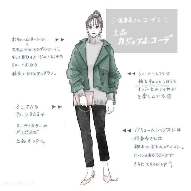 低身長さんにオススメの軽羽織り発見 Fifthのショートトレンチで作る秋の華やぎコーデ ローリエプレス