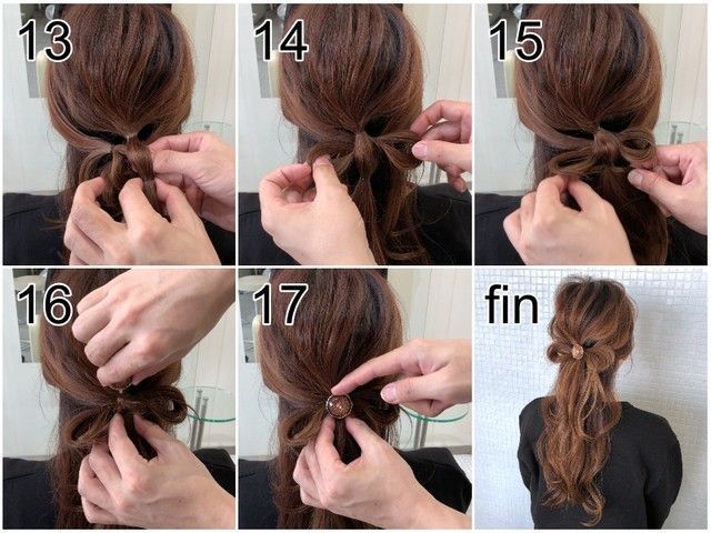 19クリスマスのヘアアレンジはとことん可愛く 超簡単リボンハーフアップ ローリエプレス