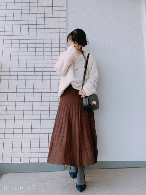 低身長さんでもバランスよく着こなせる やりすぎない美人スカートコーデ術 ローリエプレス