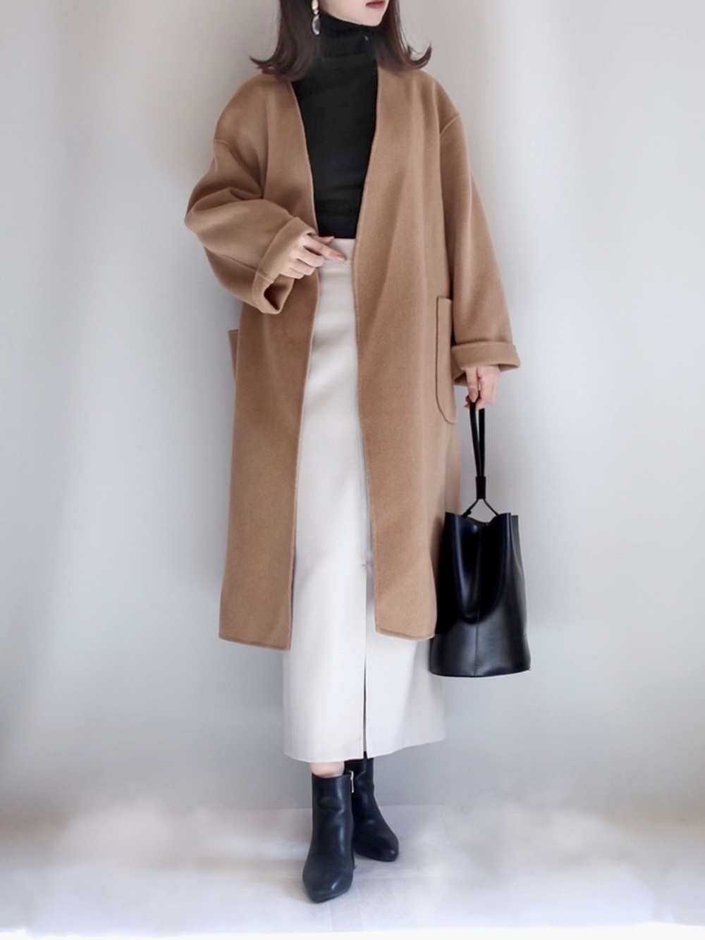 ユニクロ 黒タートルネック が万能すぎ 今すぐマネできるおすすめコーデ ローリエプレス