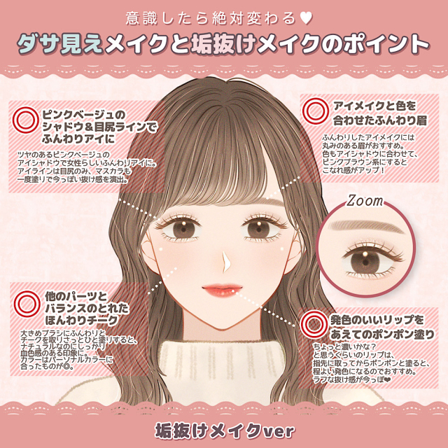 無意識にやってるかも ダサ見えメイクと垢抜けメイクの特徴を徹底解説 ローリエプレス 無意識にやってるかも ダサ見えメイクと垢抜けメイクの特徴を徹底解説 ローリエプレス
