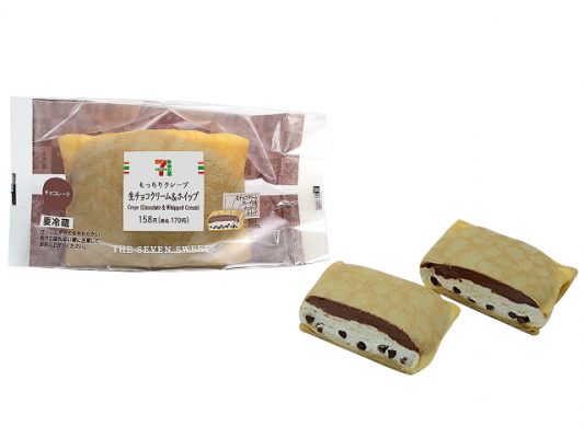 セブン クレープ生チョコクリーム ホイップ 人気のもちもち食感 19年6月18日 エキサイトニュース