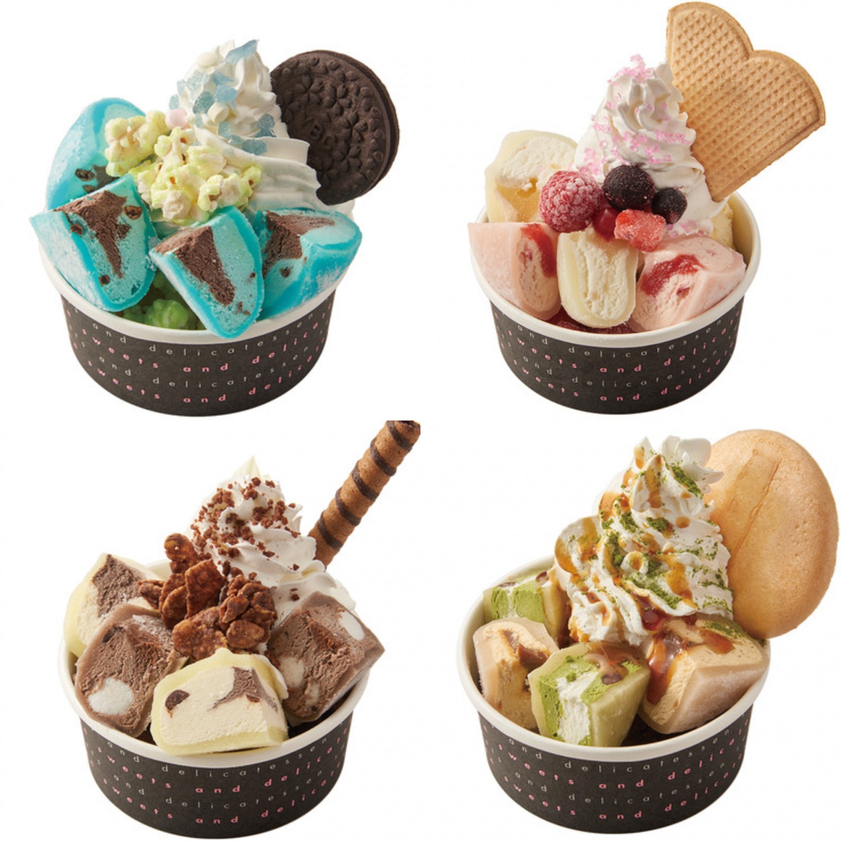 もちパフェ 欧米で大人気の モチクリーム がパフェになって新登場 年9月18日 エキサイトニュース