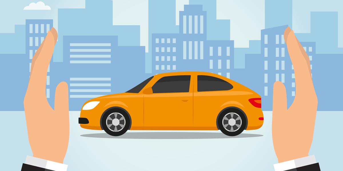 Собственность автомобиль. Car insurance vector. Stealing a car vector. Hijacking car illustration. Hand to hand Taxi.