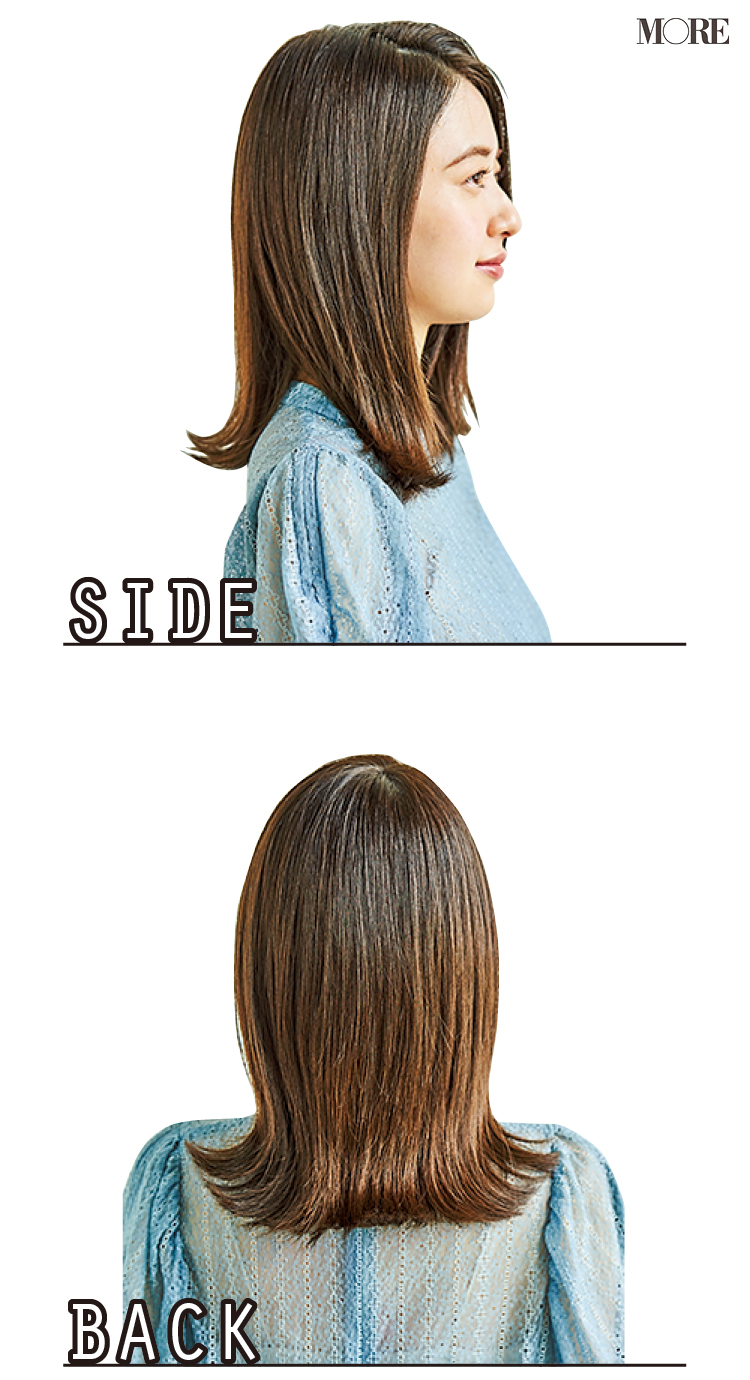 逢沢りなの いい女ストレート で大人っぽヘア 伸ばしかけミディアムやロングの人におすすめ モアモデルズのヘアガイド ローリエプレス