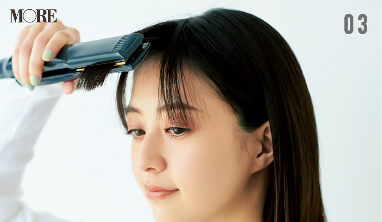 前髪がうねる問題 サヨナラ 朝セットが長時間続くヘアスプレー ローリエプレス
