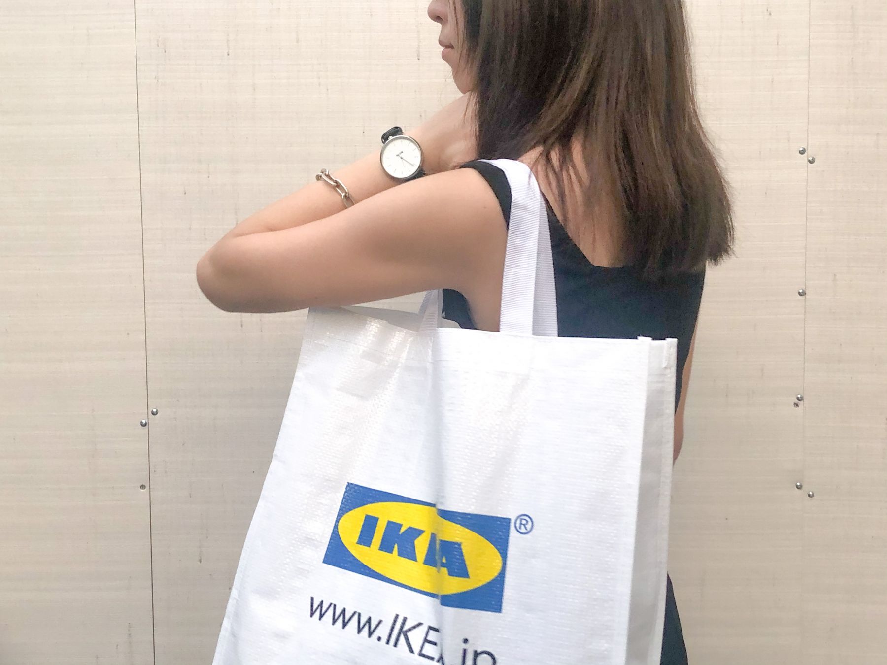 が大特価！が大特価！IKEA KLAMBY イケア クラムビー ショッピングバッグ エコバッグ 匿名 食器