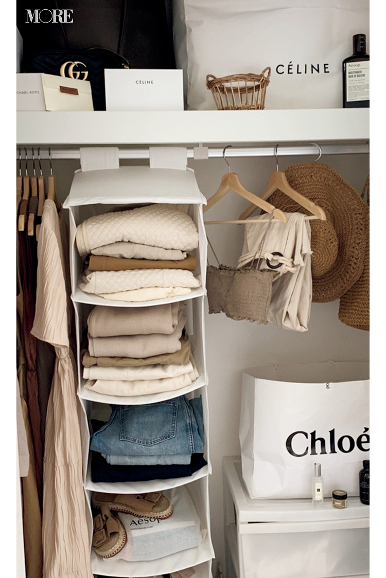 アクタス Francfranc イケア でインテリアや雑貨を発掘 クローゼットは見える収納 着たい服を厳選し 1kの部屋を広く使う ローリエプレス