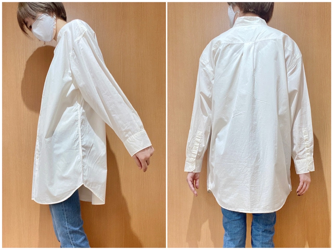 ユニクロ着比べ ユニクロ ユー と ユニクロ イネス のバンドカラー白シャツ徹底比較 ローリエプレス