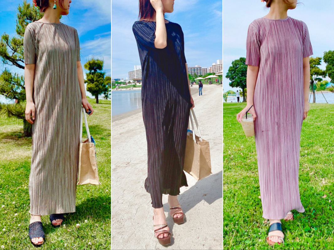 Re Edit リエディ 大注目通販サイト 3色イロチ買い 夏ワンピ 3 000円以下でget ローリエプレス