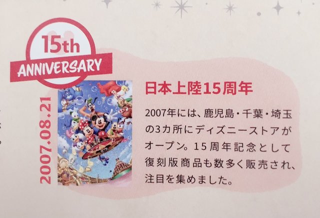 Disney ディズニーストアの30周年を記念するpop Upに行ってきたよ ローリエプレス